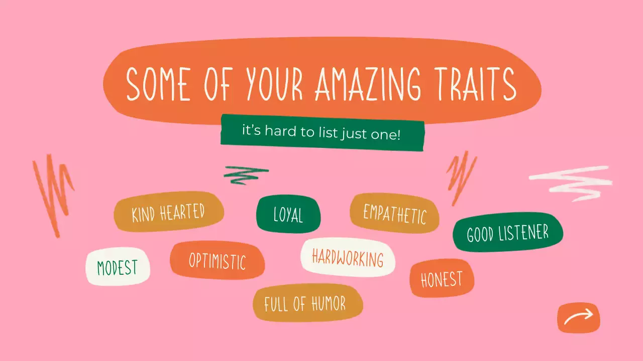 Green playful happy birthday presentation