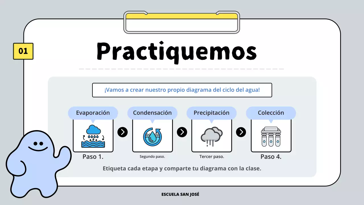 gris simple lección de agua