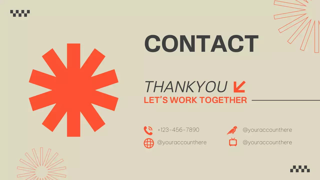 Orange Modern Portfolio Presentation