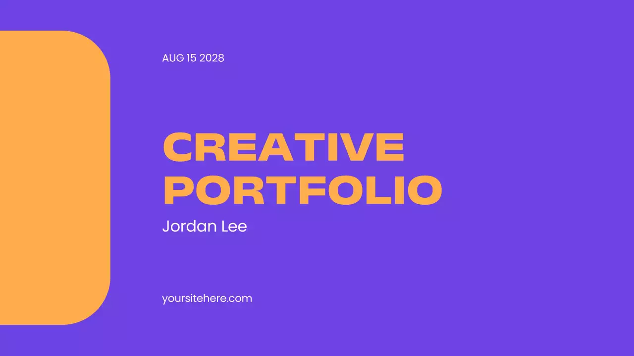 Purple Modern Portfolio Document Presentation