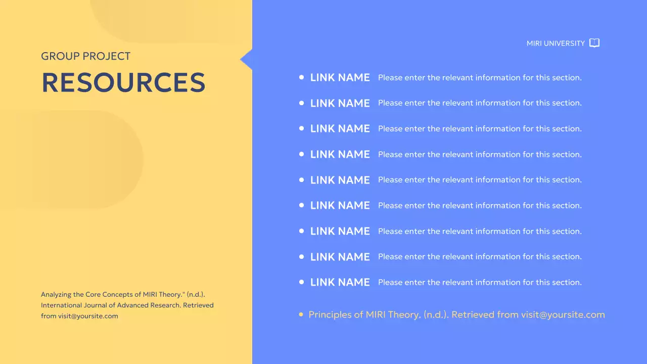 Blue Modern Project Presentation