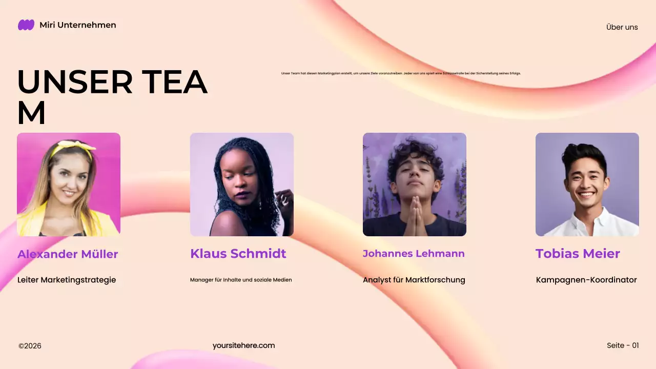 lila fett modern 3d marketing plan