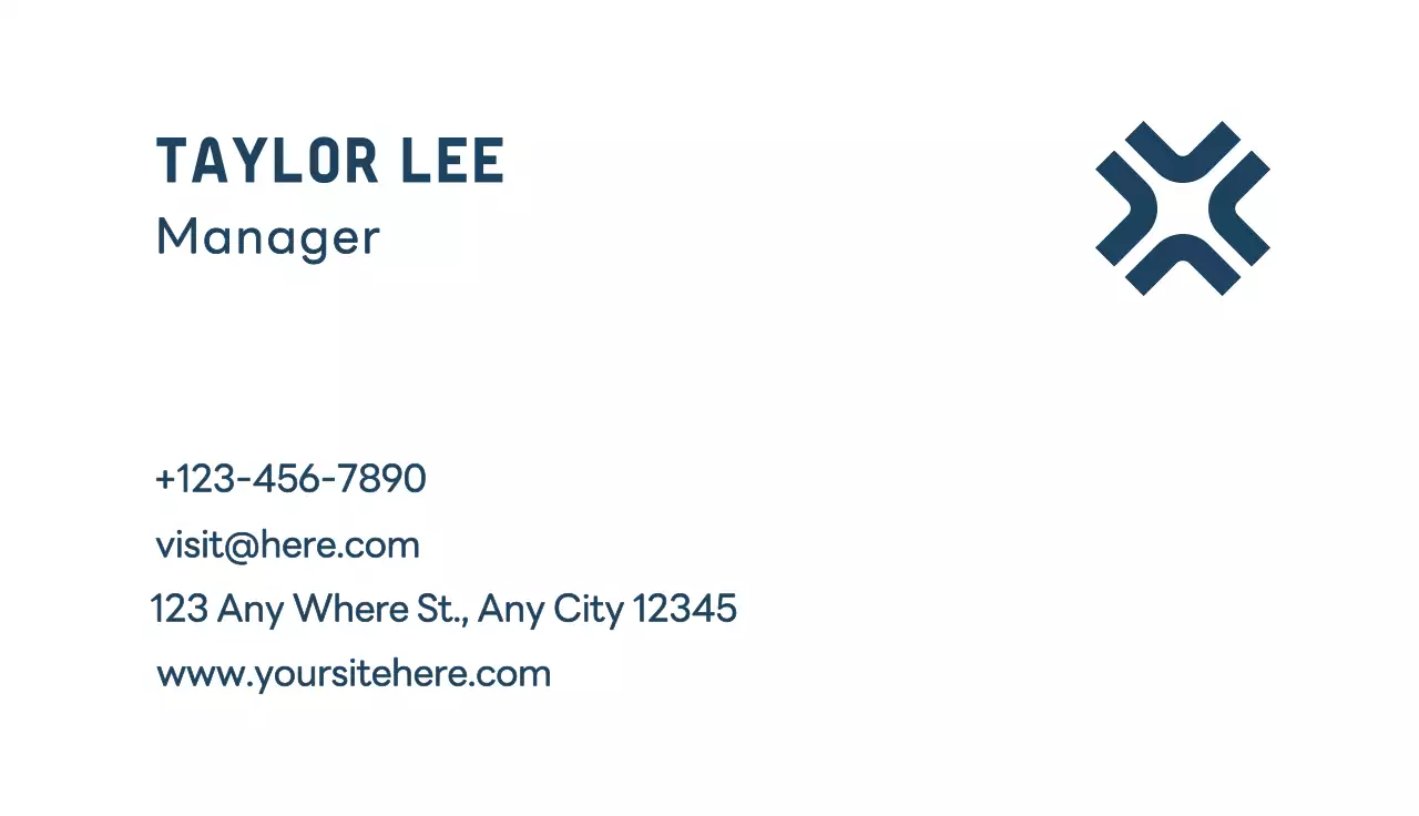 White Minimal Business Card