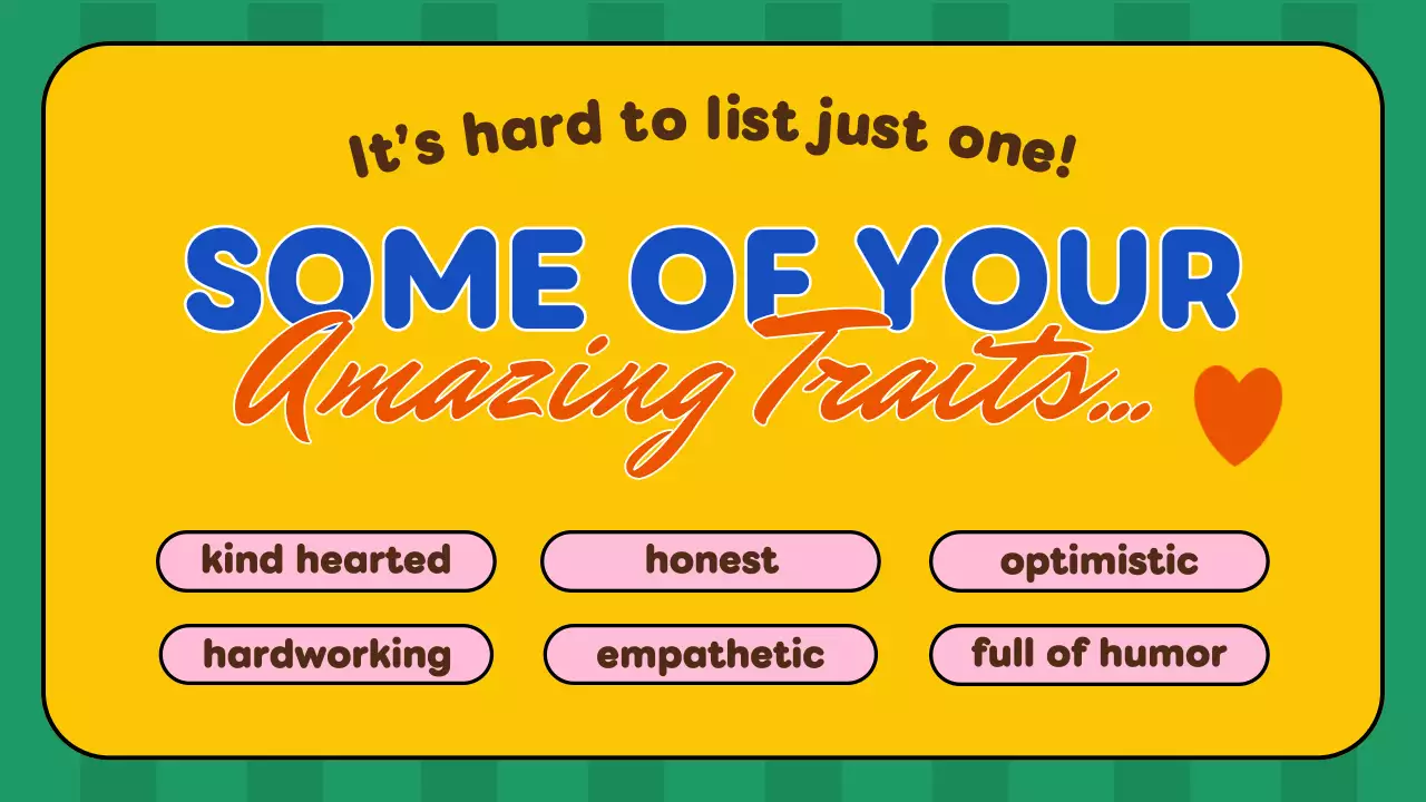 Yellow Trendy Birthday Greetings Card Presentation