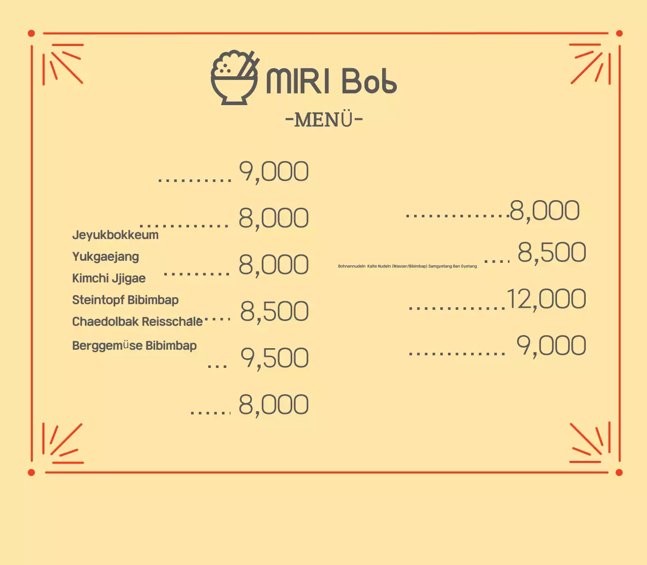 Werben Sie für Ihr grünes Retro-Food-Menü