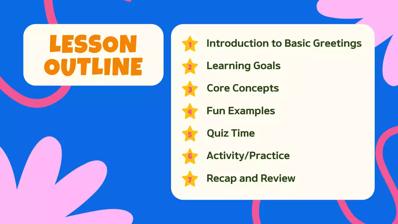 Pink Trendy Spanish Course Guide Presentation