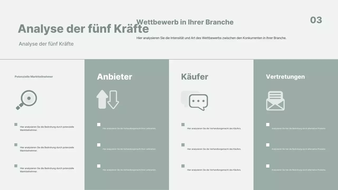 Analyse der grauen minimalistischen Geschäftsberichte
