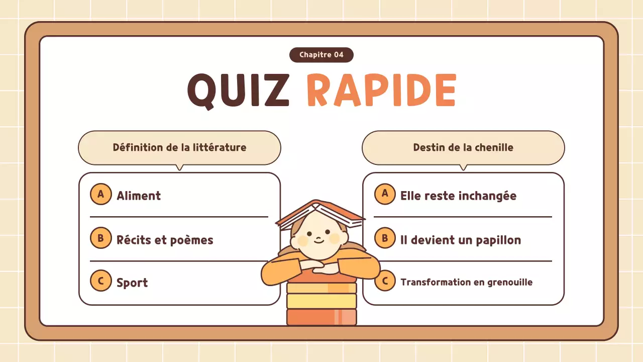 cours de littérature simple orange