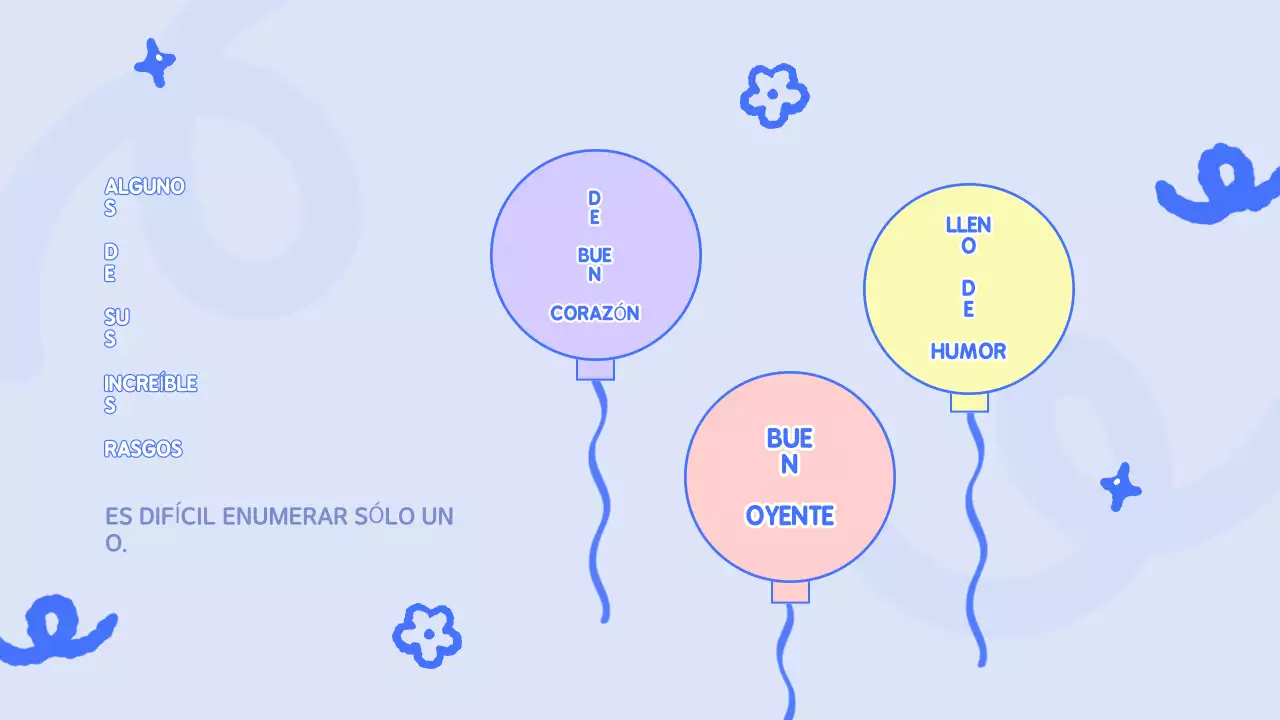 Presentación de Blue Playful Birhtday