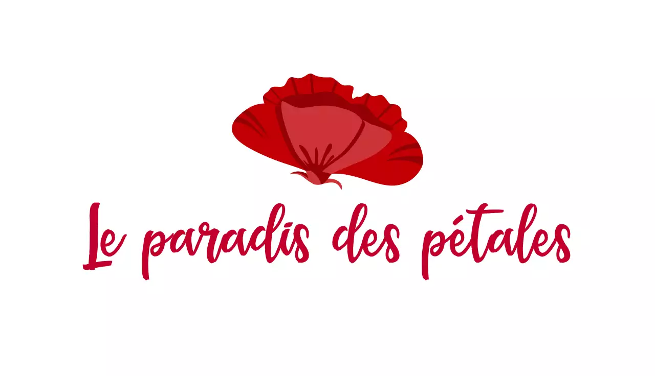 carte de visite minimale rouge