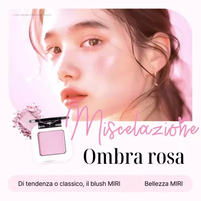 Pubblicità dei cosmetici Pink Chic