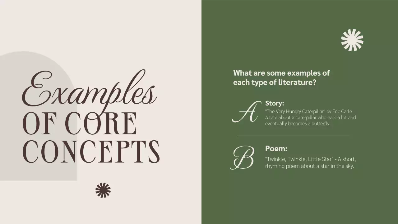 Beige Minimal Literature Course Presentation