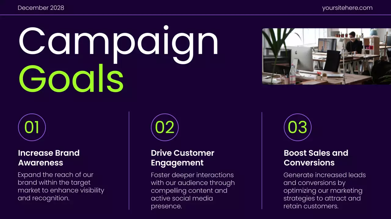 Purple Modern Marketing Plan Presentation
