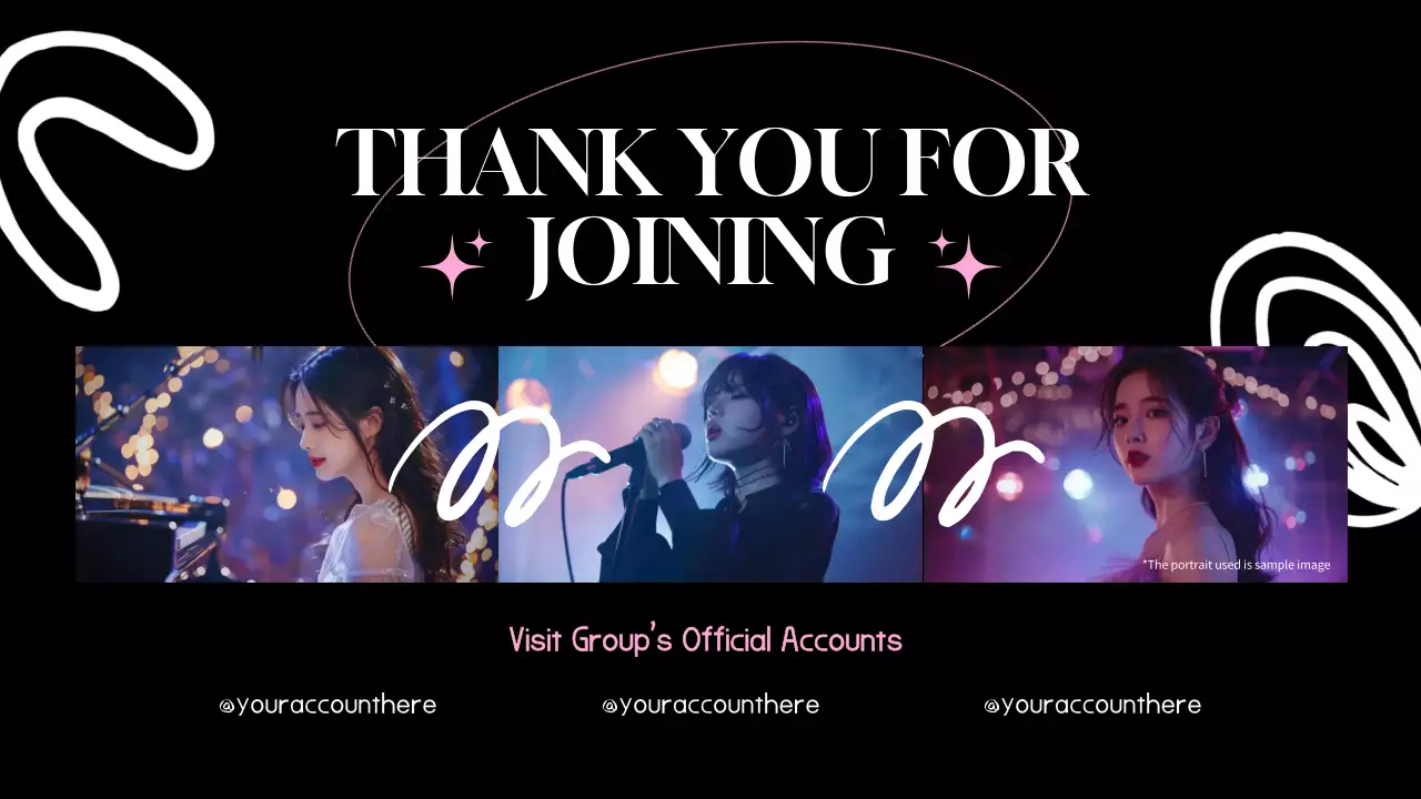 Pink Trendy Members Promotion Presentation