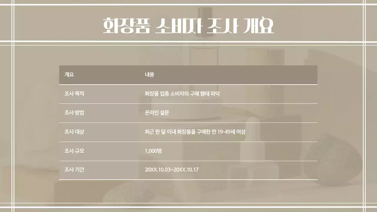 노랑과 베이지색의 따뜻한 뷰티트렌드 보고서