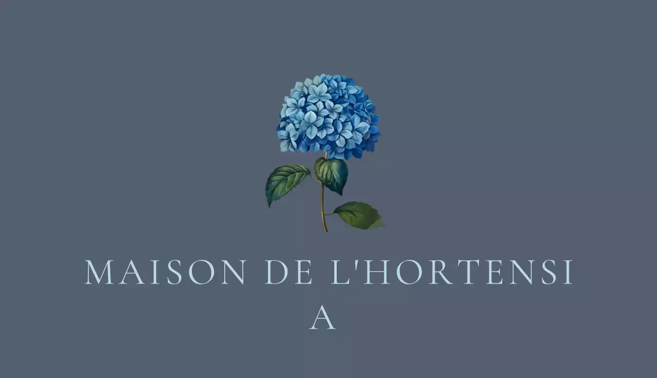 carte de visite élégante bleue