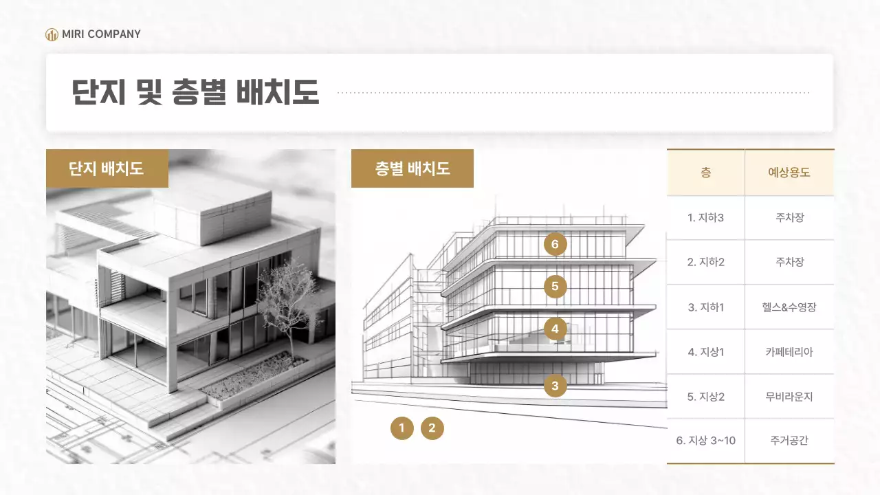 베이지 모던 주거 공간 홍보