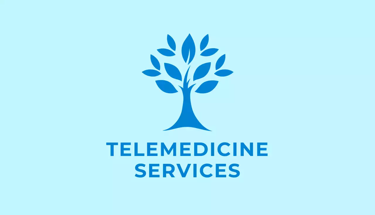 Blue Clean Telemedicine Business Card