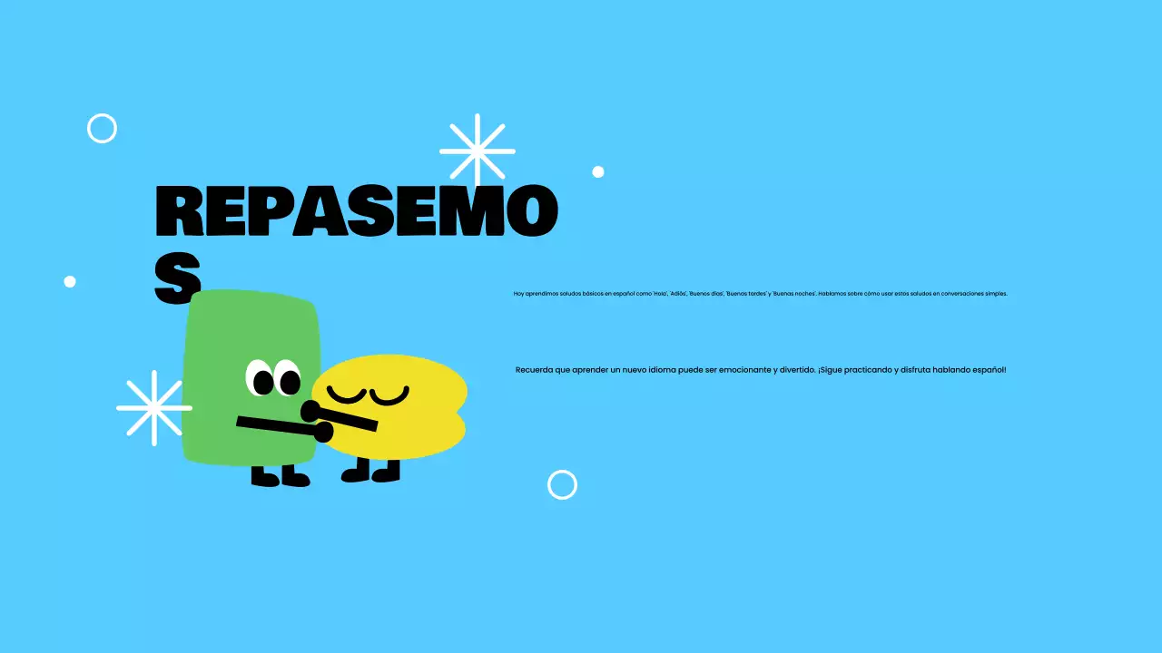 Juguetón amarillo Presentación de sumas básicas