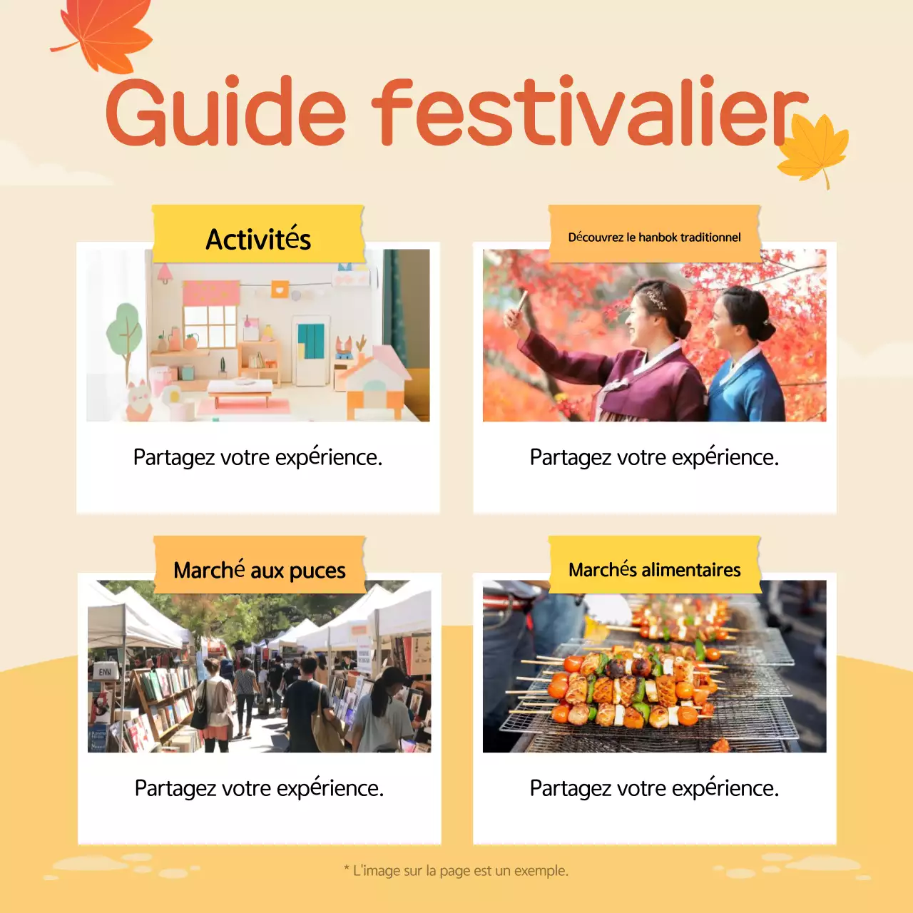 Guide du Festival Beige Simple