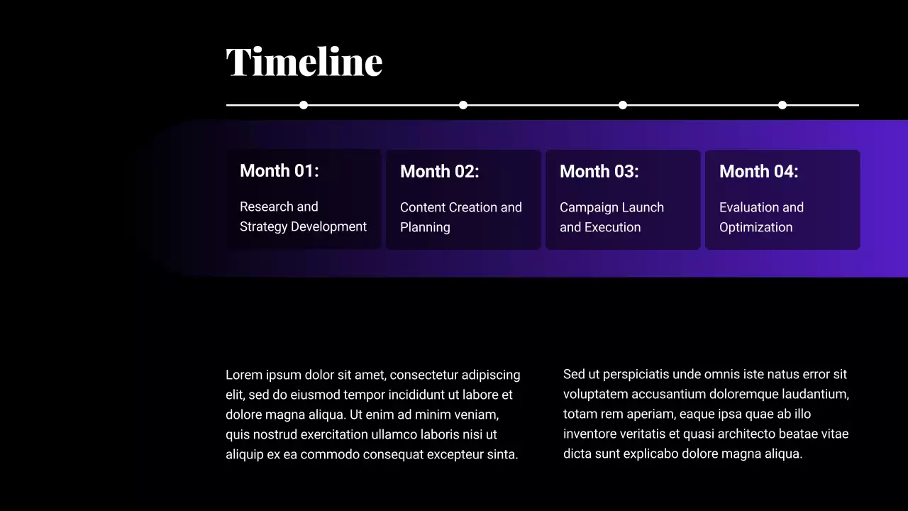 Purple Modern Marketing Plan Document Presentation