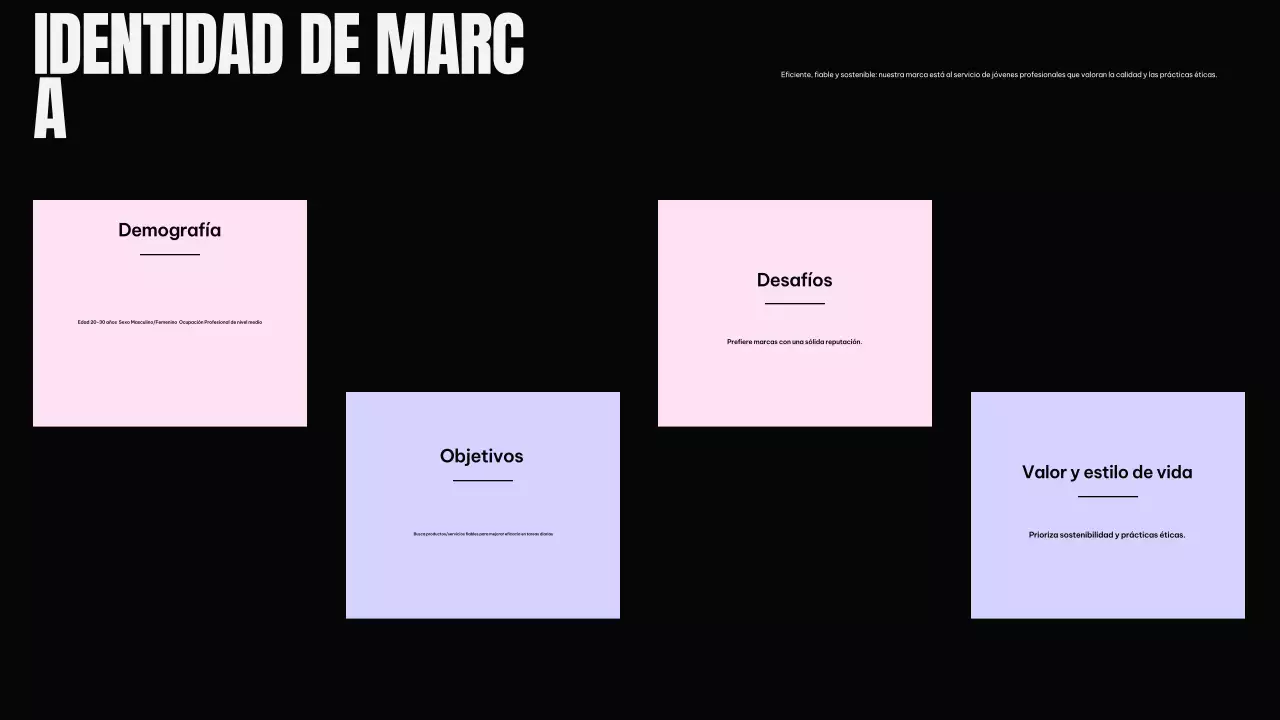 Plan de marketing Black Modern