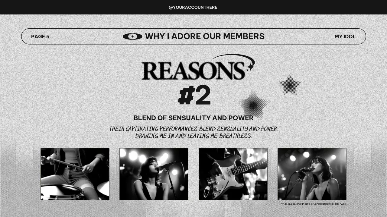 Black Modern Idol Newsletter Presentation