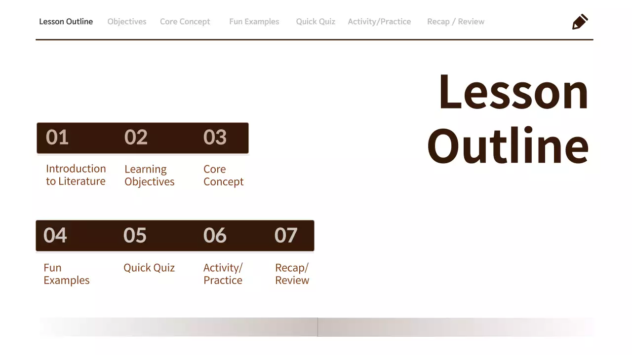 Brown Classic Literature Course Presentation