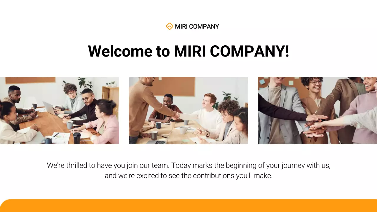 Blue Professional Onboarding Guide Presentation