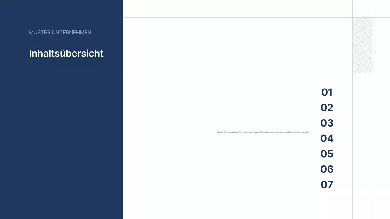 Blue Simple Manufacturing Unternehmensprofil Promotion