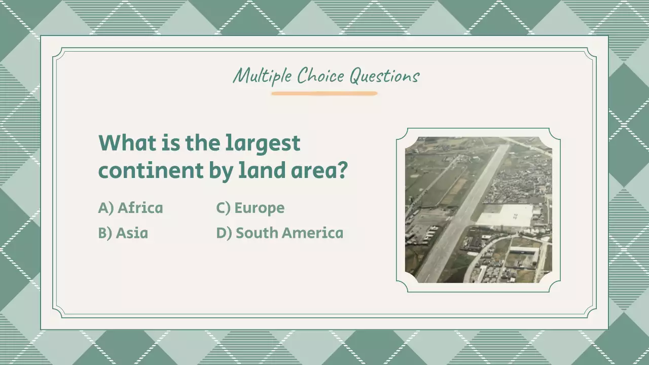 Mint Traditional Quiz Guide Presentation