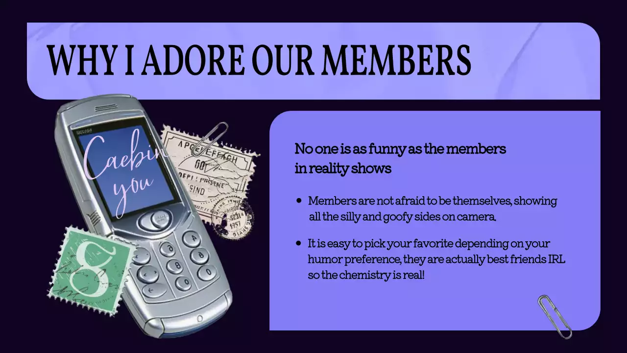 Purple Trendy Charms Guide Presentation