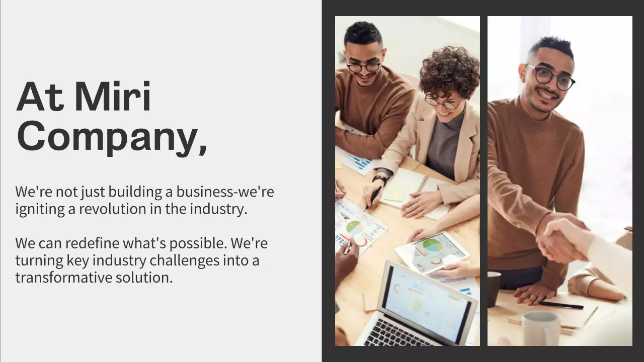 Black Professional Business Presentation