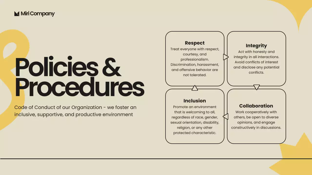 Beige Modern Employee Guide Presentation