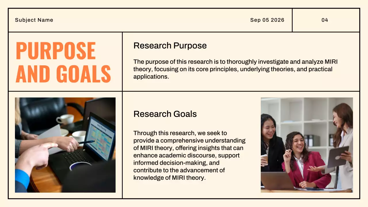 Beige Professional Project Overview Presentation