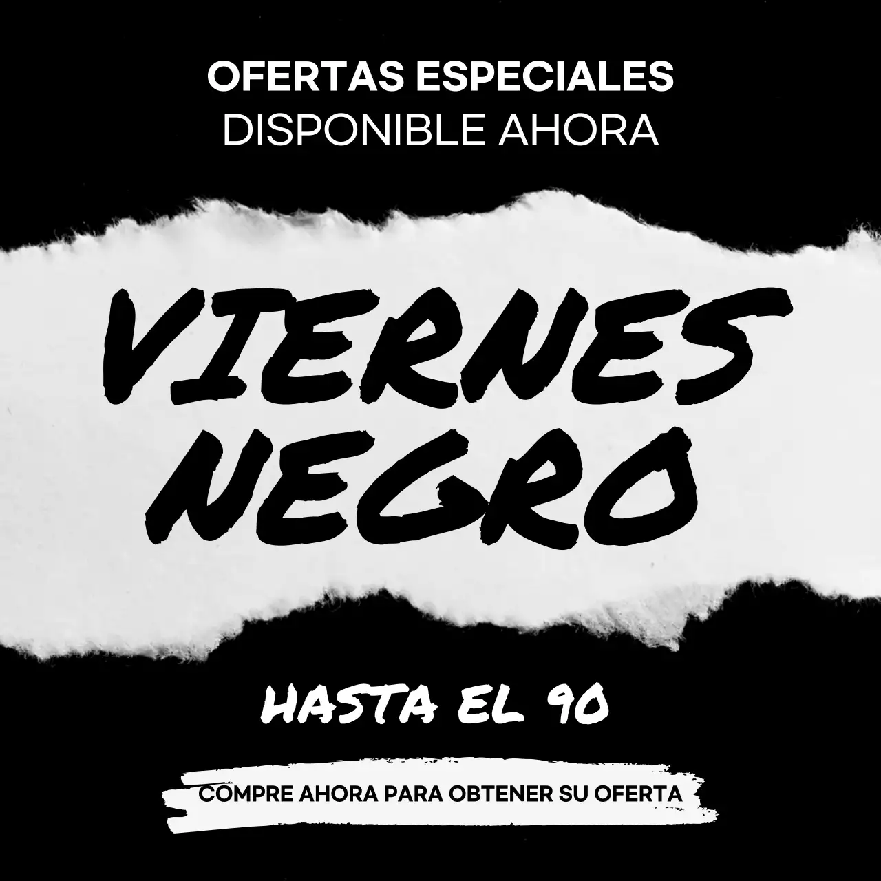 black bold Promoción Black Friday