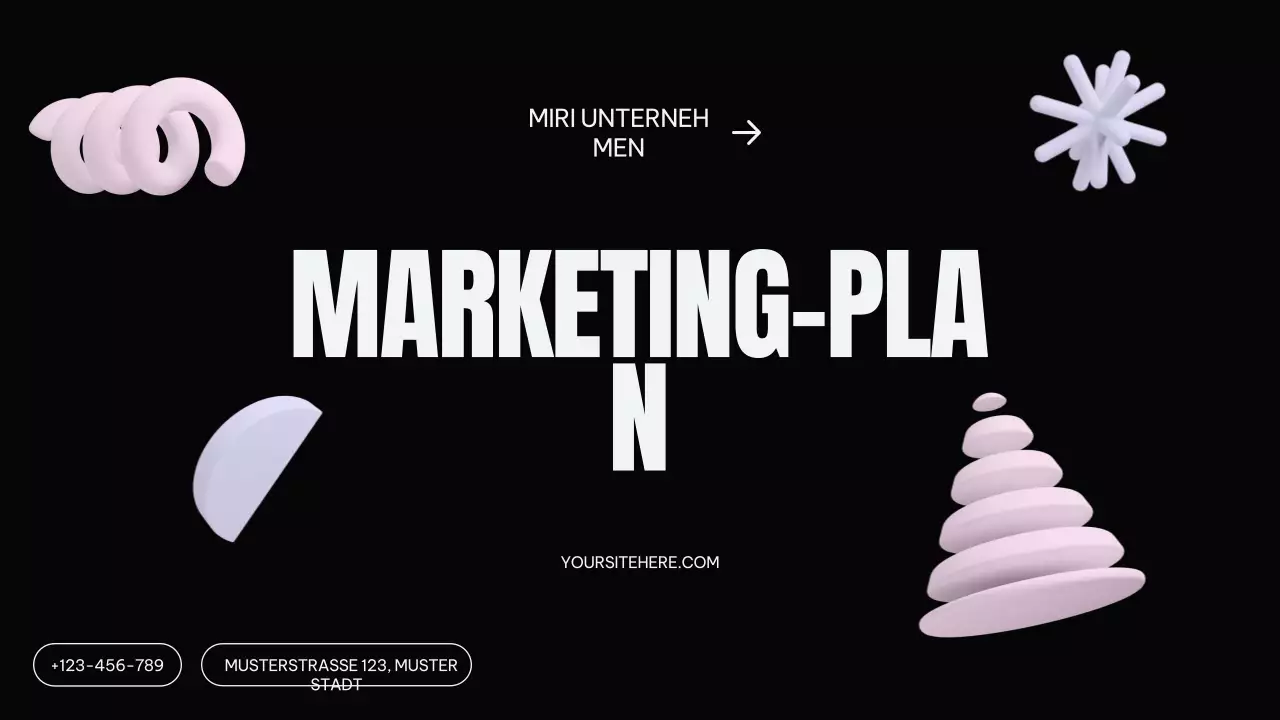 Black Modern Marketing Plan