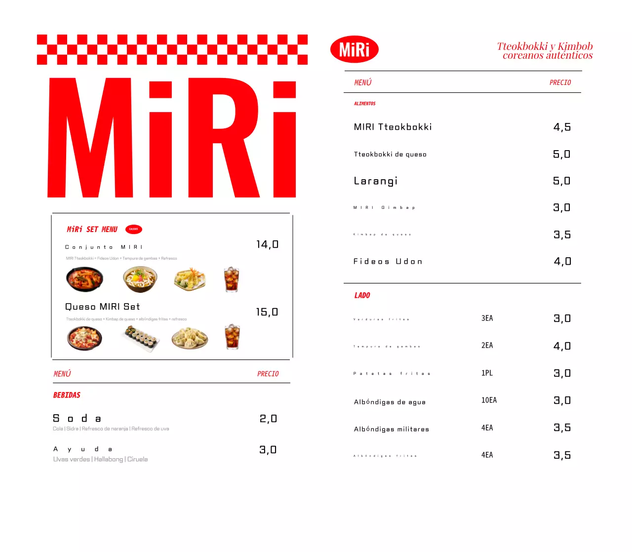 Neat Tteokbokki rojo Material promocional