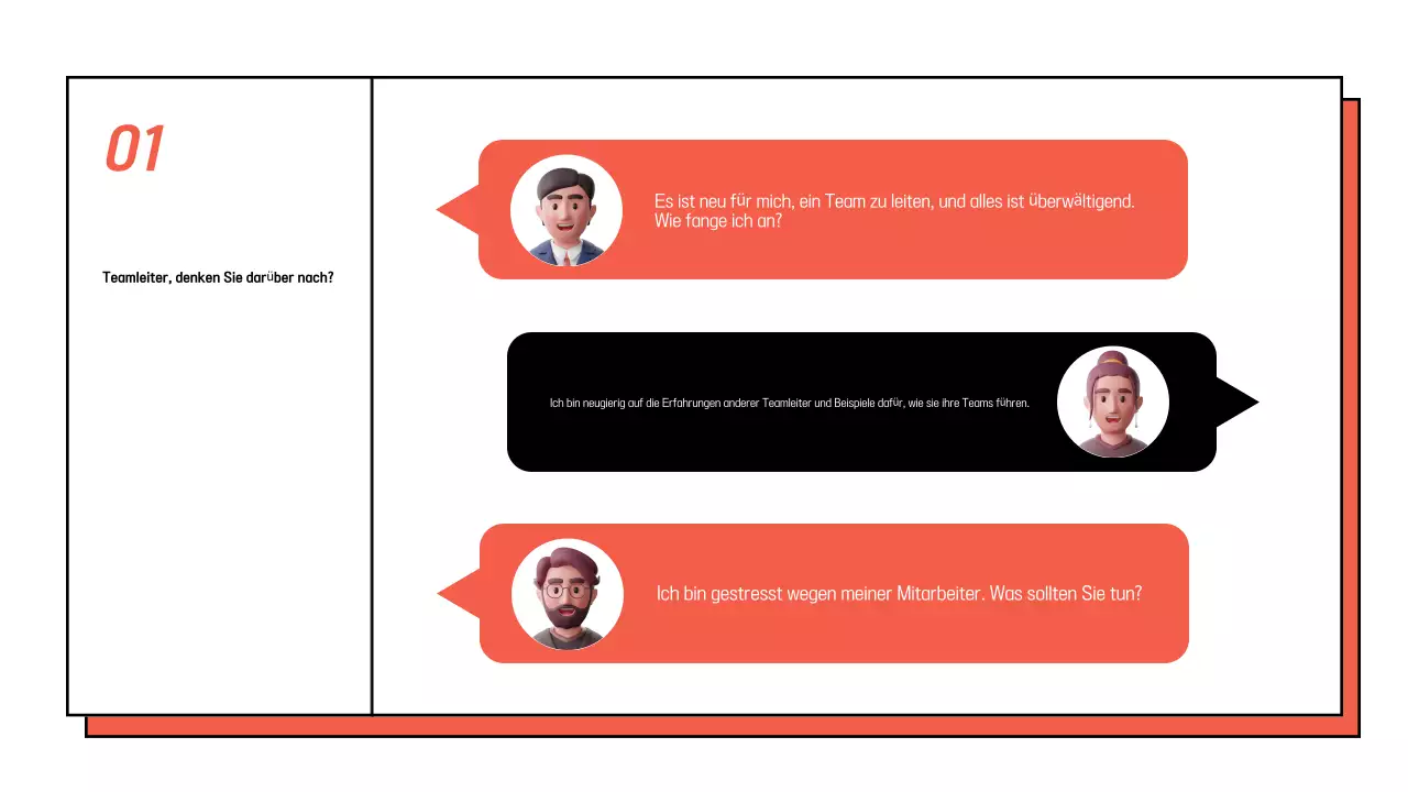Werbung für ein einfaches Inhouse-Seminar in Weiß und Orange