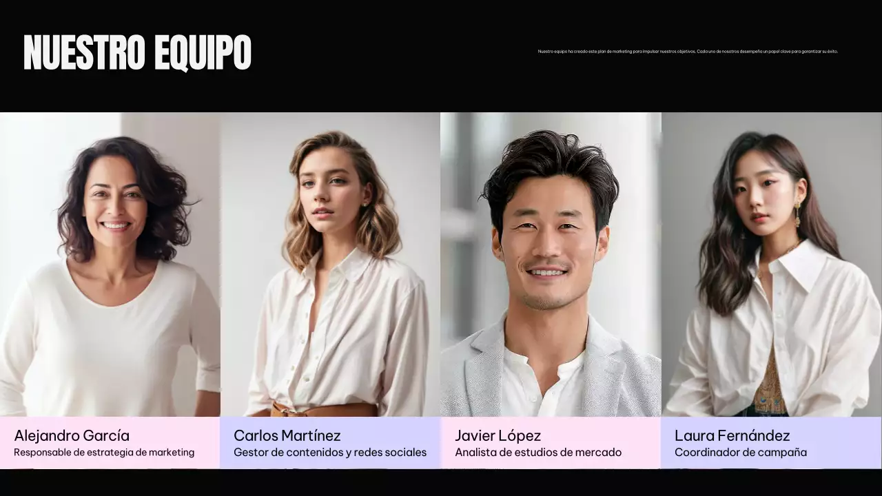 Plan de marketing Black Modern