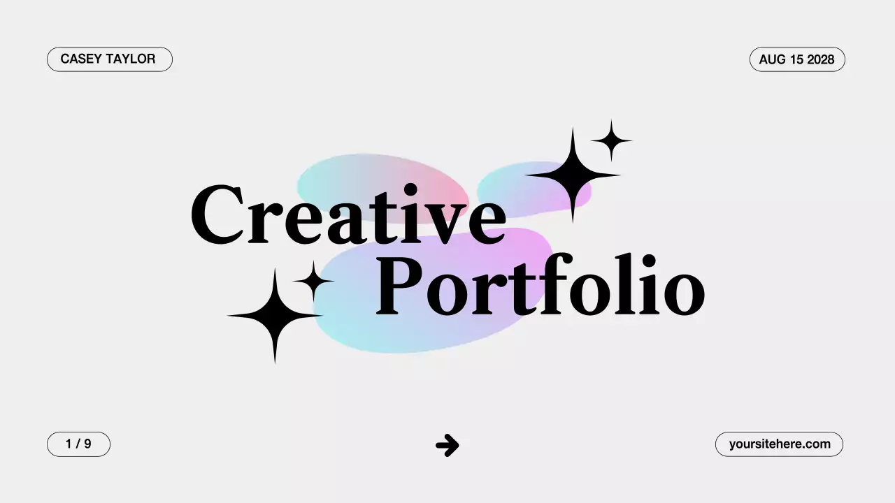 White Modern Portfolio Presentation