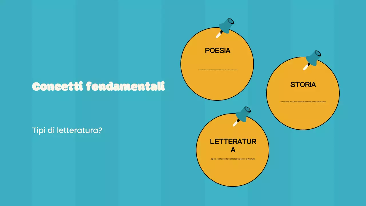 Corso di letteratura arancione semplice