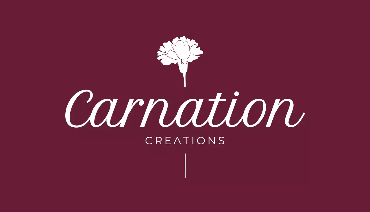 kartu toko bunga merah muda yang elegan