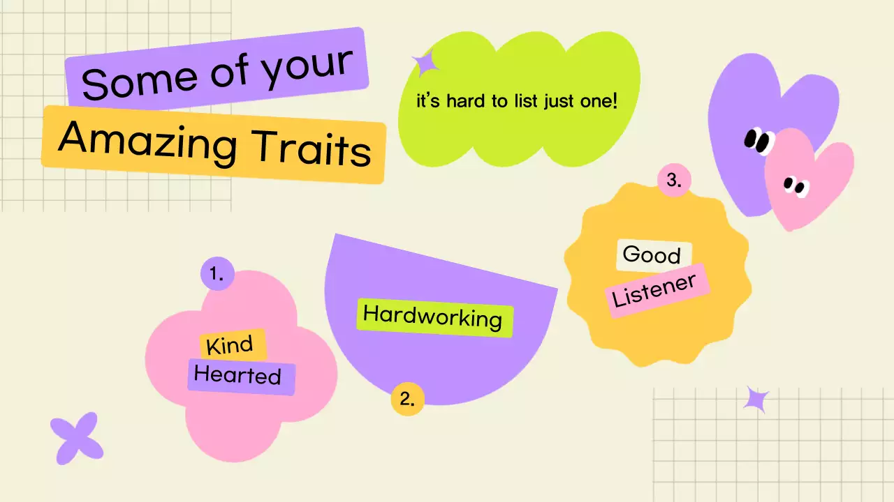 Colorful Playful Birthday Card Presentation