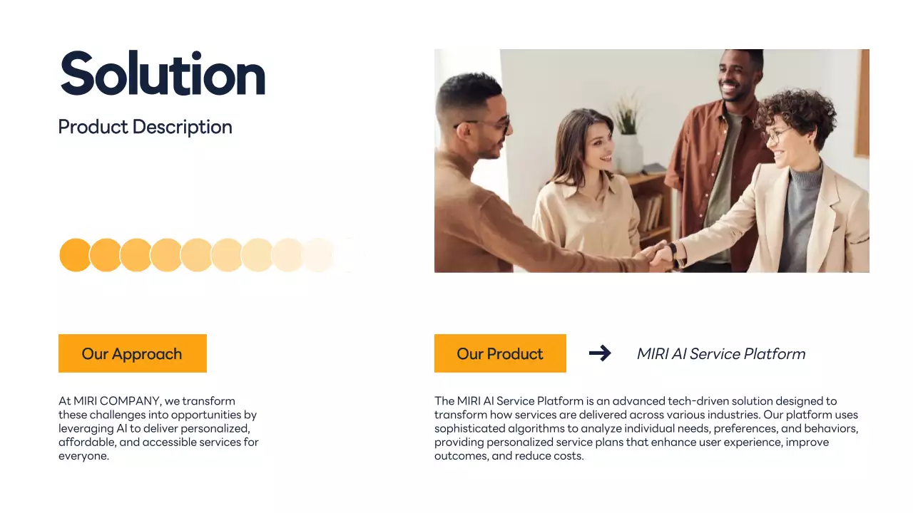 Navy Professional Business Promotion Presentation