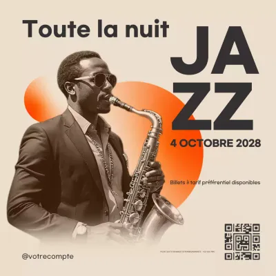 Promotion d'événements musicaux dans le domaine du jazz