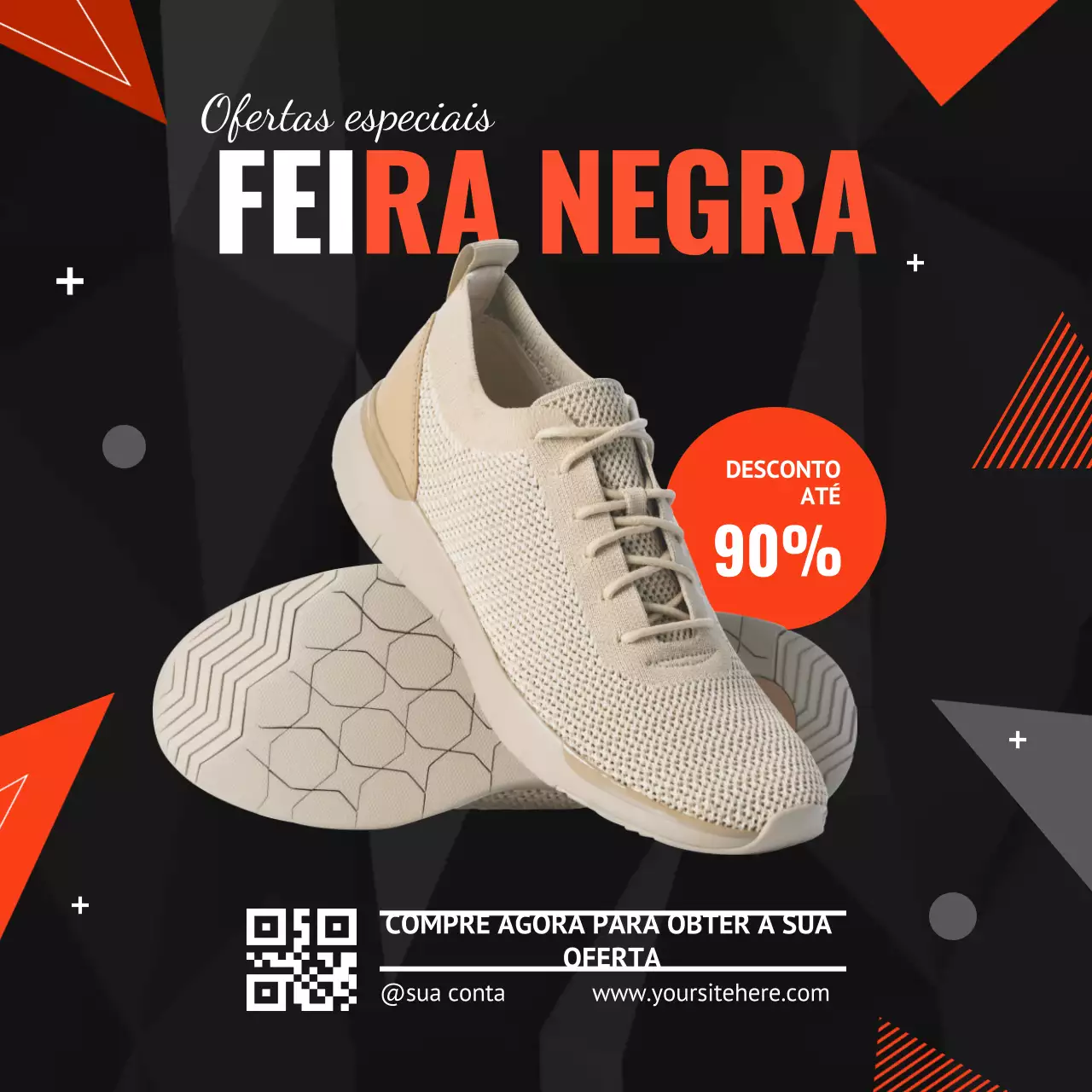 promoção de sapatos modernos à venda na black friday