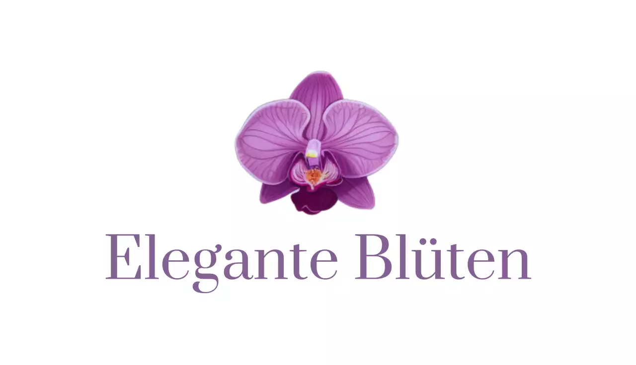 lila elegante Visitenkarte