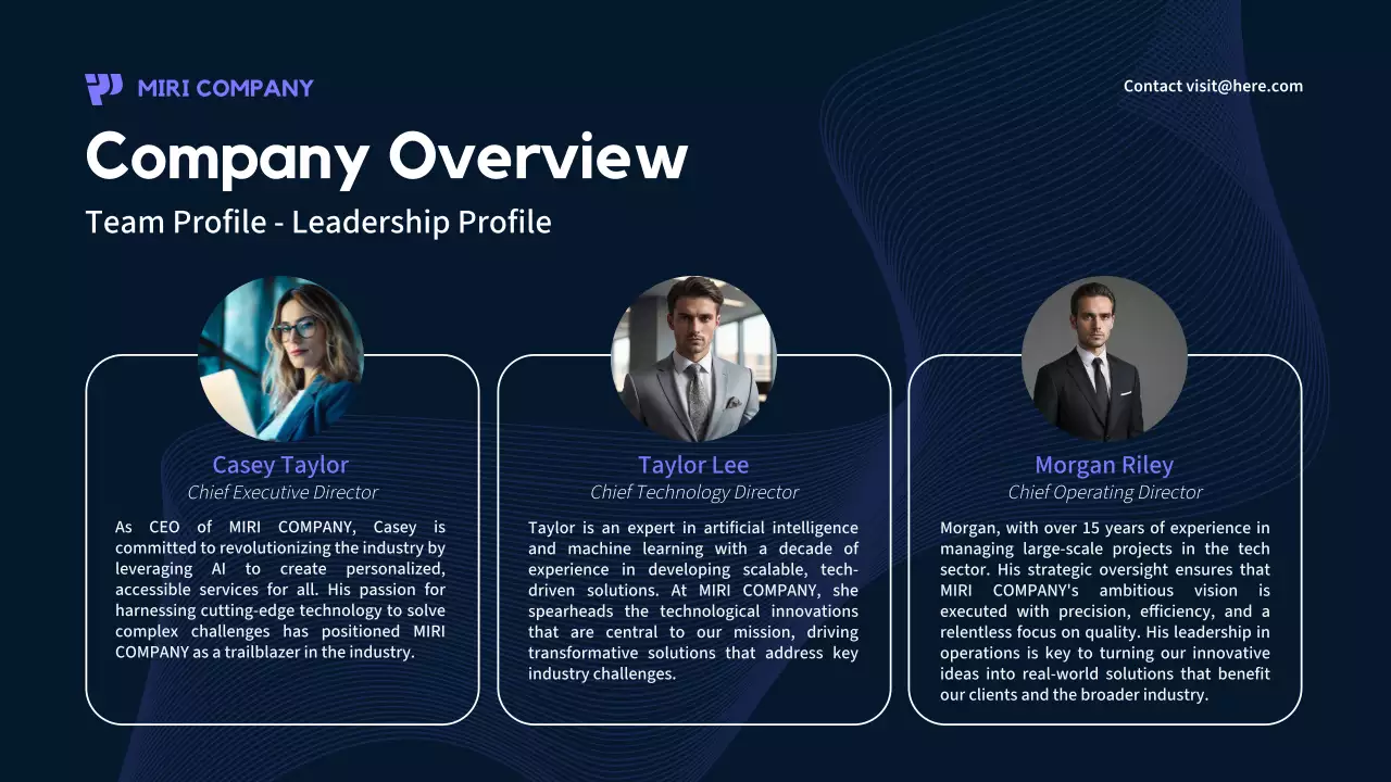 Navy Modern Business Promotion Presentation