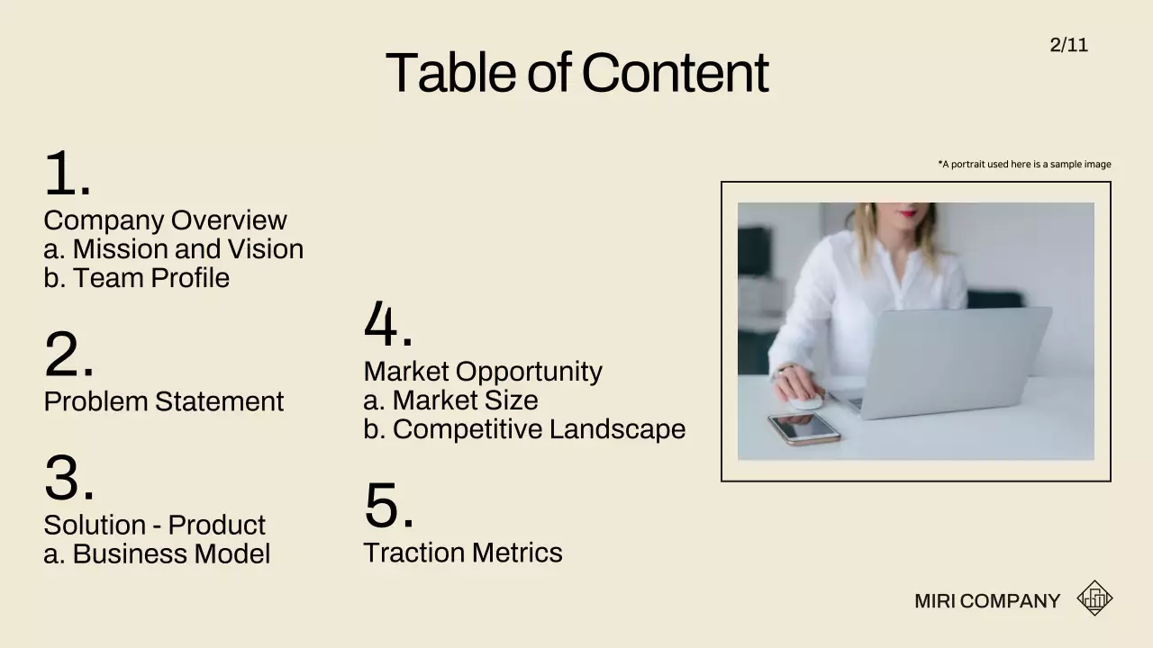 Beige Minimal Business Pitch Presentation